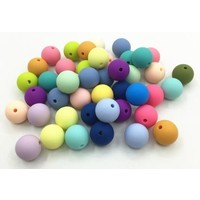 Siliconen Kralen 12mm 5 stuks - UITVERKOOP - Siliconen Kralen 12mm 5 stuks - UITVERKOOP -