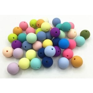 Siliconen Kralen 12mm 5 stuks - UITVERKOOP -