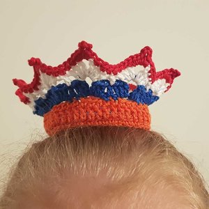Haakpatroon Kroontje - Koningsdag Download