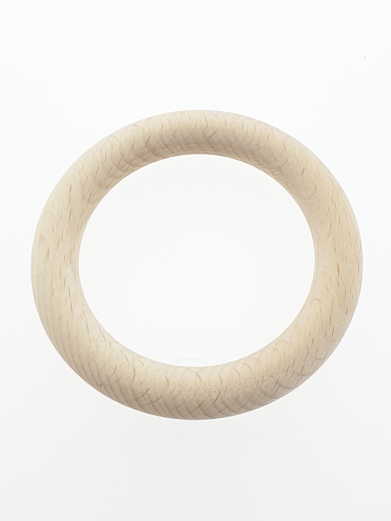 Houten ring 35mm 115mm voor bijtringen en babyspeeltjes Marlaine.nl