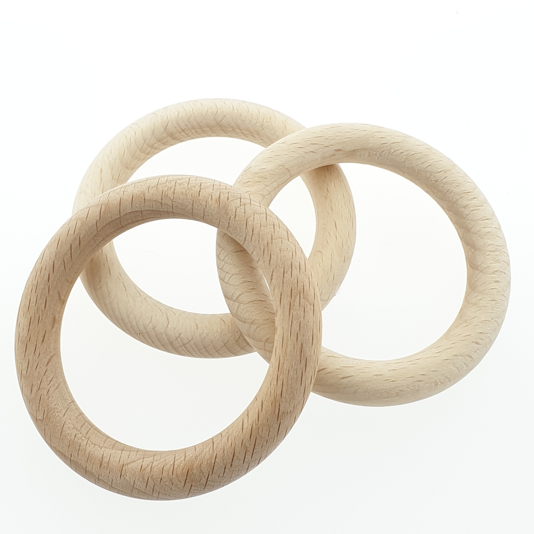 Houten ring 35mm 115mm voor bijtringen en babyspeeltjes Marlaine.nl