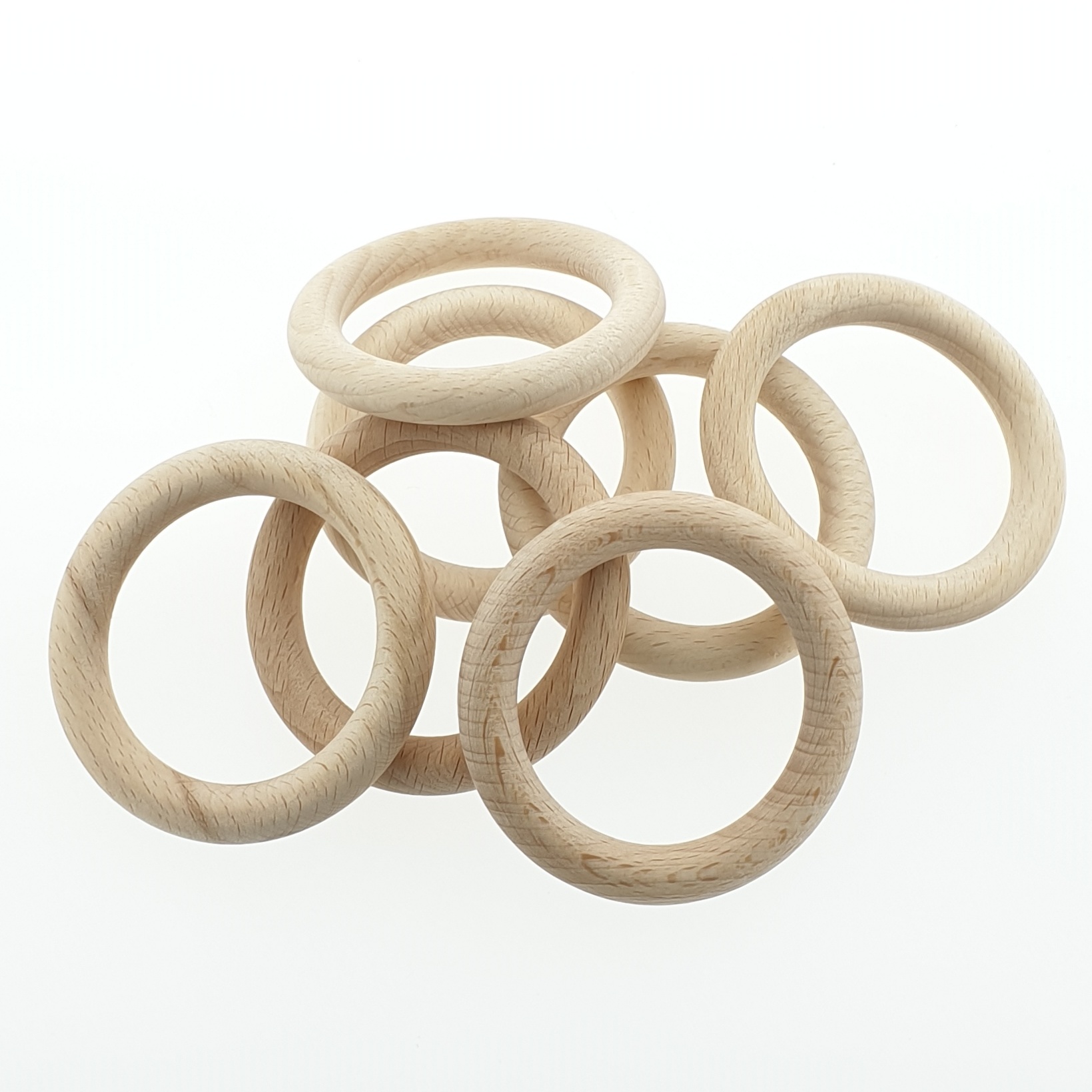 Houten ring 35mm 115mm voor bijtringen en babyspeeltjes Marlaine.nl