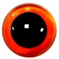 Huismerk Veiligheidsoogjes Amber Rood Transparant