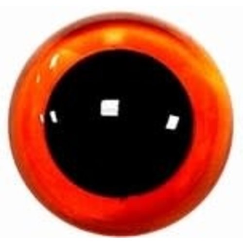 Huismerk Veiligheidsoogjes Amber Rood Transparant
