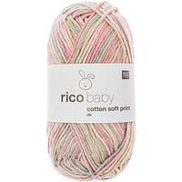 Rico Baby Cotton Soft Print 020 Pink-Violet Rico Design Rico Baby Cotton Soft Print 020 Pink-Violet