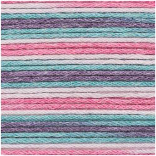 Rico Baby Cotton Soft Print 020 Pink-Violet Rico Design Rico Baby Cotton Soft Print 020 Pink-Violet