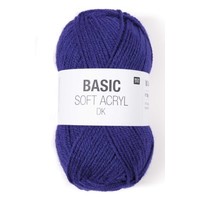 Basic Soft Acryl DK 021 Nachtblau Rico Design Basic Soft Acryl DK 021 Nachtblau