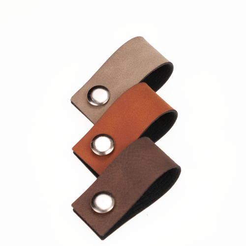Leren Vouw Label 'blanco' 10cm Marlaine Leren Vouw Label 'blanco' 10cm