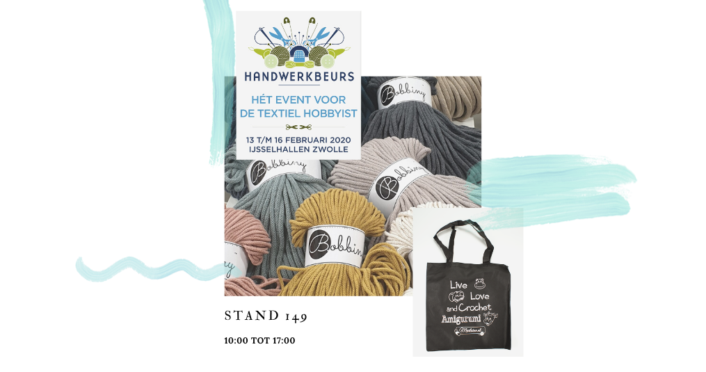 Handwerkbeurs Zwolle 13 t/m 16 februari 2020 - Marlaine stand 149