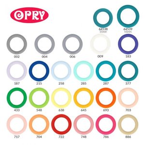 Opry Siliconen Bijtring rond 55mm