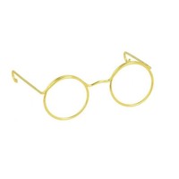 Huismerk Brilletje Goud 2st.