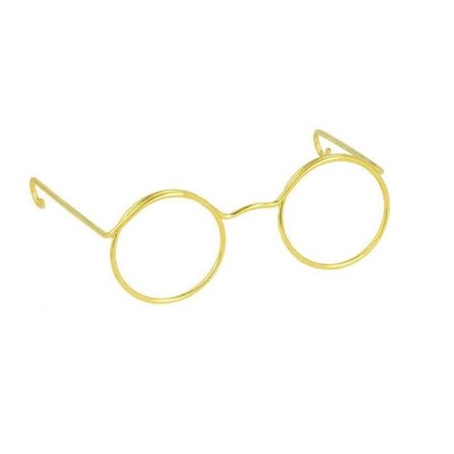 Huismerk Brilletje Goud 2st.