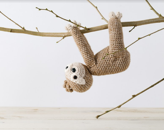 Luiaard marlaine aan de haak tijdschrift