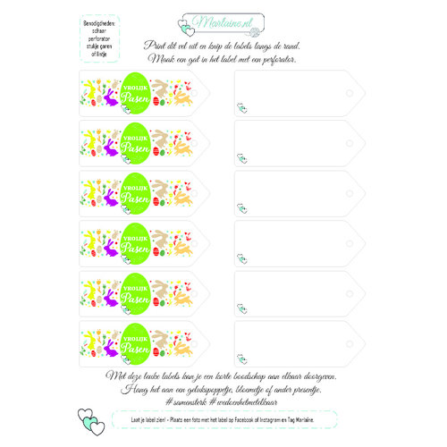 Maak je eigen Label knipvel Download Marlaine Maak je eigen Label knipvel Download