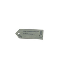 Leren label 'Sleutels gevonden' 25x75mm - 2 stuks Marlaine Leren label 'Sleutels gevonden' 25x75mm - 2 stuks