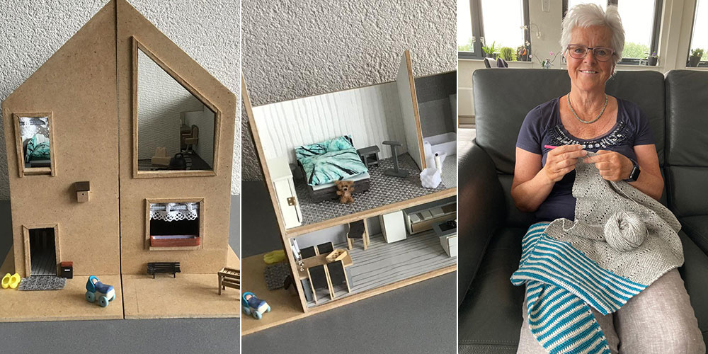 ‘Ik bouw mijn eigen huis na, als poppenhuis’