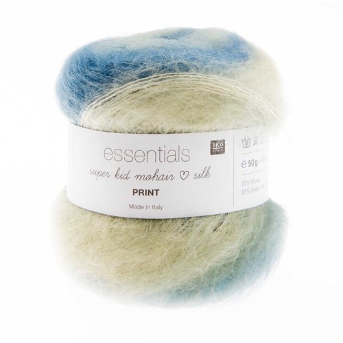 Rico Design Essentials Super Kid Mohair Silk Print 006 Rico Design Rico Design Essentials Super Kid Mohair Silk Print 006