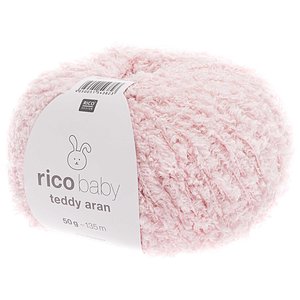 Rico Design Baby Teddy Aran 022 Baby Pink