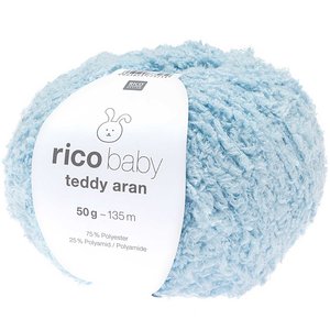 Rico Design Baby Teddy Aran 006 Light Blue