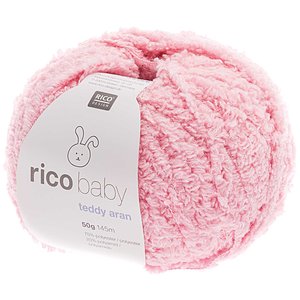 Rico Design Baby Teddy Aran 003 Light Pink
