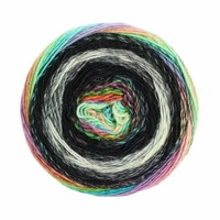 Gomitolo Finito 555 Kleur: Zwart-Antraciet-Naturel-Blauw-Groen-Geel-Rood Lana Grossa Gomitolo Finito 555 Kleur: Zwart-Antraciet-Naturel-Blauw-Groen-Geel-Rood