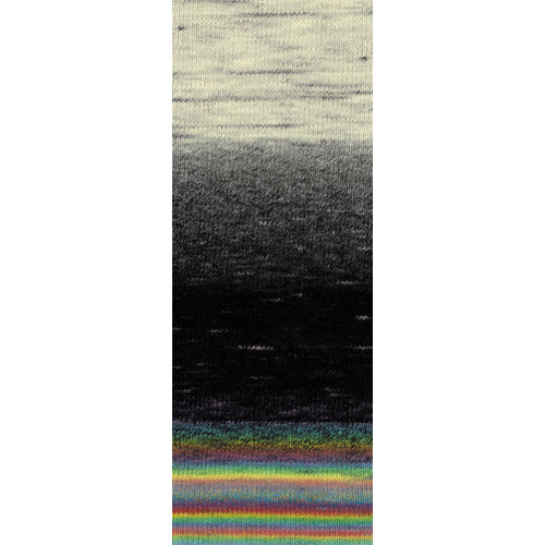 Gomitolo Finito 555 Kleur: Zwart-Antraciet-Naturel-Blauw-Groen-Geel-Rood Lana Grossa Gomitolo Finito 555 Kleur: Zwart-Antraciet-Naturel-Blauw-Groen-Geel-Rood