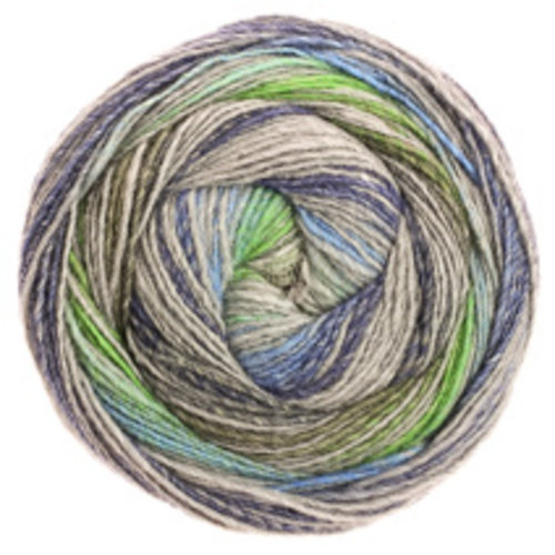 Gomitolo Bene 754 Kleur: Groen-Grijs-Middenblauw-Jeans-Donkerblauw Lana Grossa Gomitolo Bene 754 Kleur: Groen-Grijs-Middenblauw-Jeans-Donkerblauw