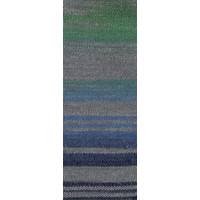 Gomitolo Bene 754 Kleur: Groen-Grijs-Middenblauw-Jeans-Donkerblauw Lana Grossa Gomitolo Bene 754 Kleur: Groen-Grijs-Middenblauw-Jeans-Donkerblauw