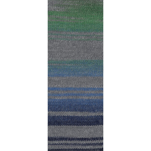 Gomitolo Bene 754 Kleur: Groen-Grijs-Middenblauw-Jeans-Donkerblauw Lana Grossa Gomitolo Bene 754 Kleur: Groen-Grijs-Middenblauw-Jeans-Donkerblauw