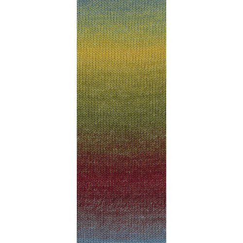 Gomitolo Versione 419  Kleur: Petrol-Olijf-Mosterd-Aubergine-Braam-Grijsblauw Lana Grossa Gomitolo Versione 419  Kleur: Petrol-Olijf-Mosterd-Aubergine-Braam-Grijsblauw