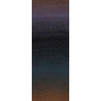 Gomitolo Versione 420  Kleur: Nougat-Blauwviolet-Zwart-Rookblauw Lana Grossa Gomitolo Versione 420  Kleur: Nougat-Blauwviolet-Zwart-Rookblauw