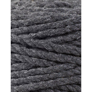 Bobbiny Macramé Triple Twist 5mm Charcoal