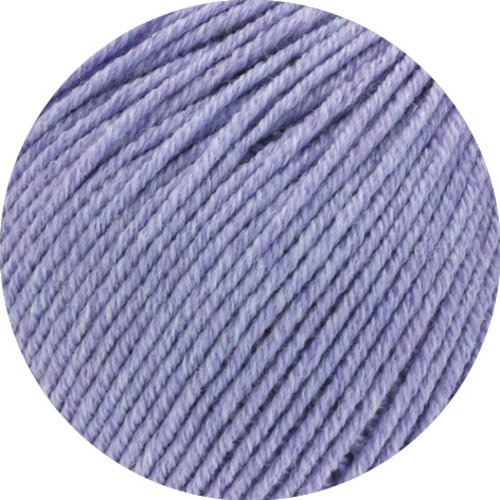 Lana Grossa Cool Wool Melange GOTS 0101 Kleur: Lila gevlekt