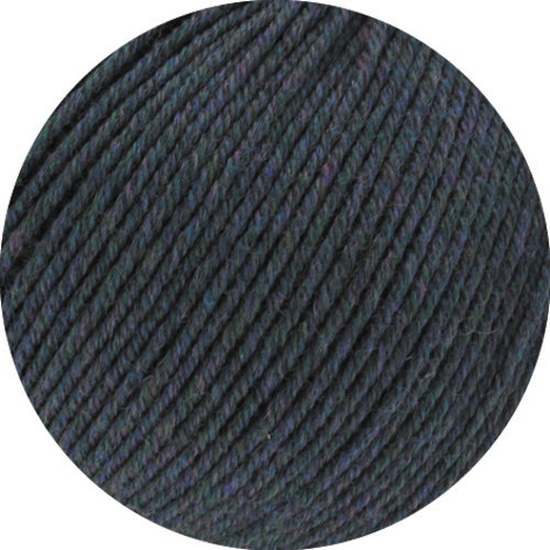 Lana Grossa Cool Wool Melange GOTS 0104 Kleur: Blauw groen gevlekt