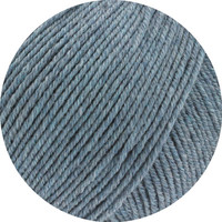Cool Wool Melange GOTS 0110 Kleur: Grijs blauw gevlekt Lana Grossa Cool Wool Melange GOTS 0110 Kleur: Grijs blauw gevlekt