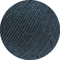 Lana Grossa Cool Wool Melange GOTS 0111 Kleur: Zwart blauw gevlekt