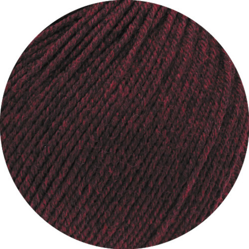 Cool Wool Melange GOTS 0119 Kleur: Donker rood gevlekt Lana Grossa Cool Wool Melange GOTS 0119 Kleur: Donker rood gevlekt