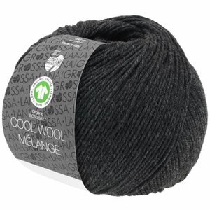 Cool Wool Melange GOTS 0120 Kleur: Antraciet gevlekt