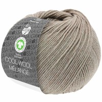 Lana Grossa Cool Wool Melange GOTS 0123 Kleur: Beige gevlekt