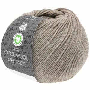 Cool Wool Melange GOTS 0123 Kleur: Beige gevlekt