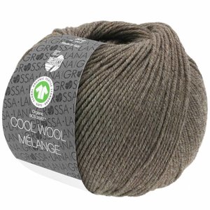 Cool Wool Melange GOTS 0124 Kleur: Grijs bruin gevlekt