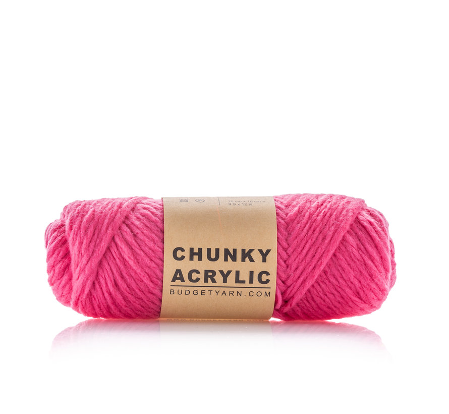 Budget Yarn Chunky Acrylic 035 Kleur: Girly Pink