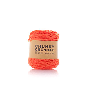 Budget Yarn Chunky Chenille 021 Kleur: Orange