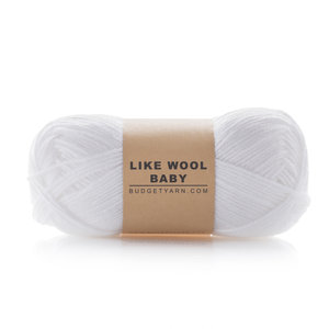 Budget Yarn Like Wool Baby 001 Kleur: White
