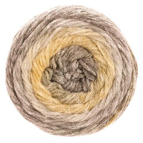 Lana Grossa Amoroso 001 Kleur: Groenbeige-Lichtgrijs-Zandgeel