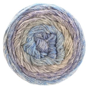 Lana Grossa Amoroso 004 Kleur:  Lichtgrijs-Jeans-Violetblauw-Grijs Amoroso 004 Kleur:  Lichtgrijs-Jeans-Violetblauw-Grijs