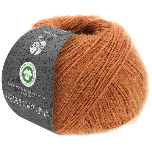 Per Fortuna GOTS 001 Kleur: Roest Lana Grossa Per Fortuna GOTS 001 Kleur: Roest