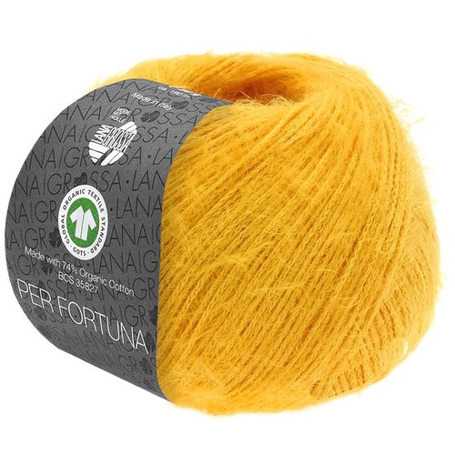 Lana Grossa Per Fortuna GOTS 012 Kleur: Eigeel