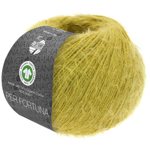 Lana Grossa Per Fortuna GOTS 013 Kleur: Mosterd