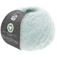 Per Fortuna GOTS 018 Kleur: IJs Blauw Lana Grossa Per Fortuna GOTS 018 Kleur: IJs Blauw
